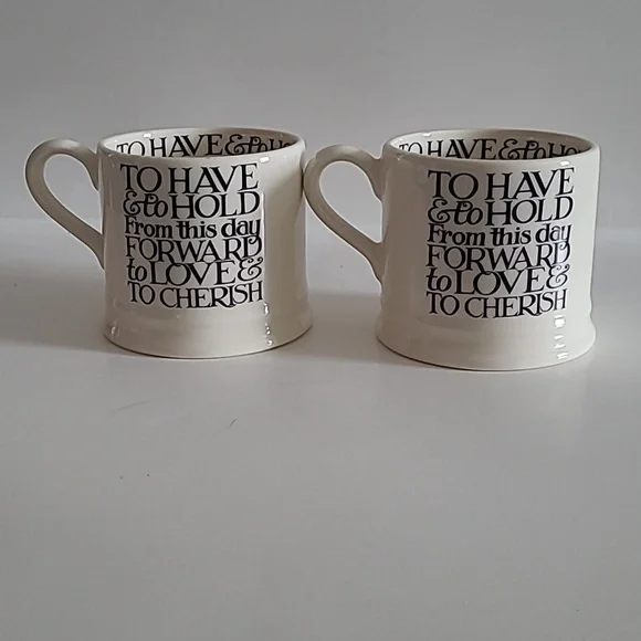 RARE Mr Ans Mrs Mugs - Picture 2 of 8